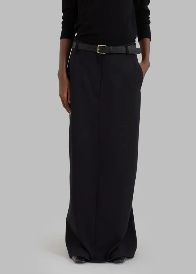 Clothing Women The Frankie Shop Malvo Long Pencil Skirt 8211 Black
