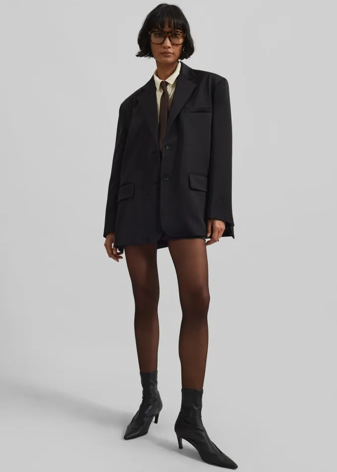 Clothing Women The Frankie Shop Naaz Blazer 8211 Black