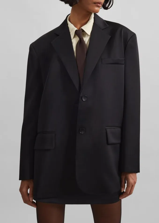 Clothing Women The Frankie Shop Naaz Blazer 8211 Black