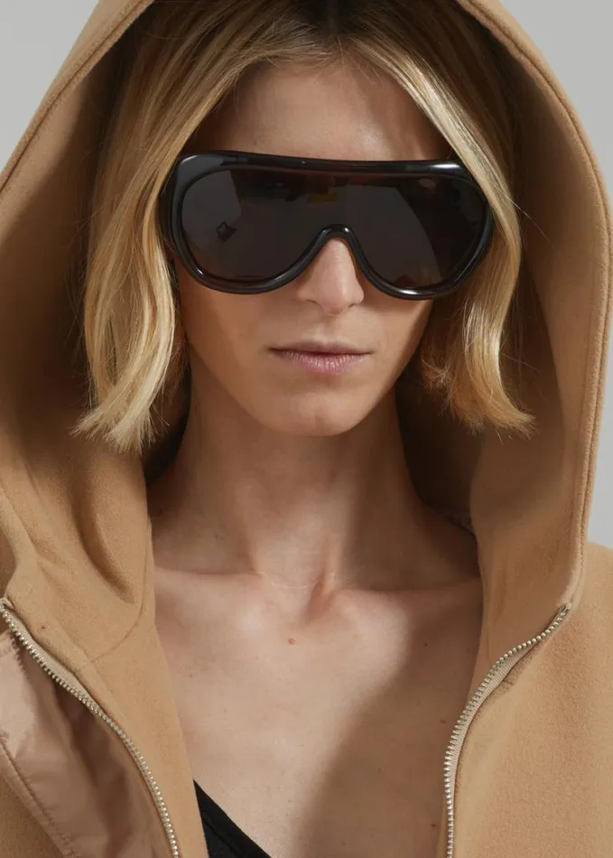Clothing Women The Frankie Shop Rey Zip Up Hoodie 8211 Beige