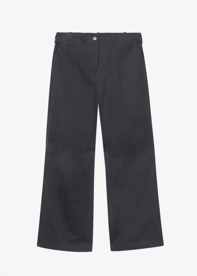 Clothing Women The Frankie Shop Stevan Denim Trousers 8211 Charcoal