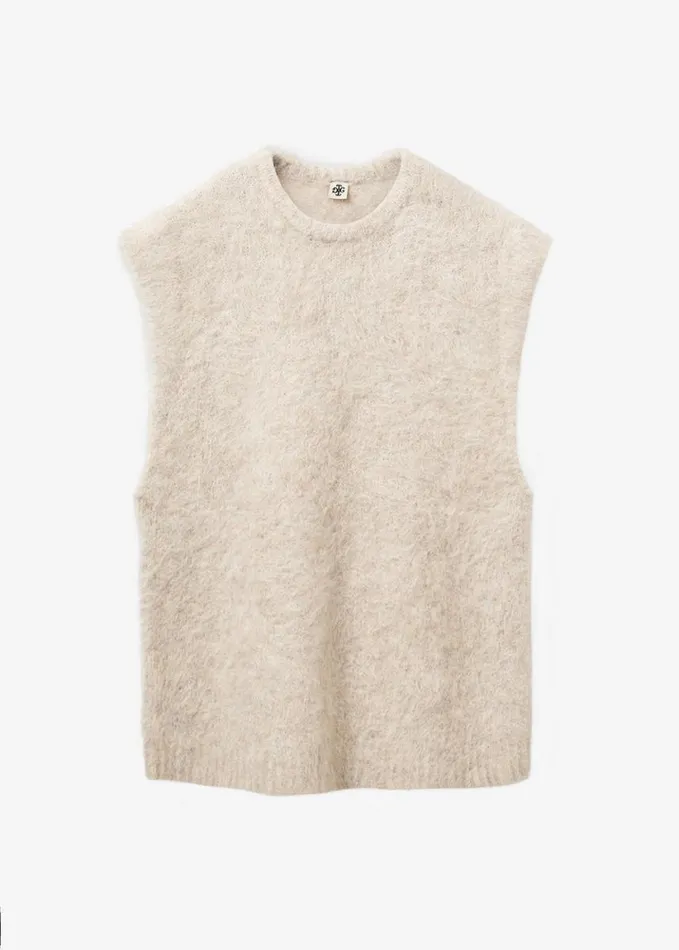 Clothing Women The Frankie Shop The Garment Bern Knit Top 8211 Oyster