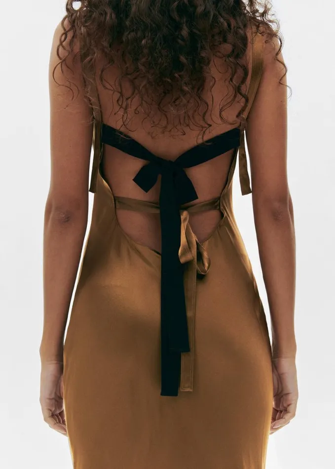 Clothing Women The Frankie Shop The Garment Catania String Maxi Dress 8211 Olive