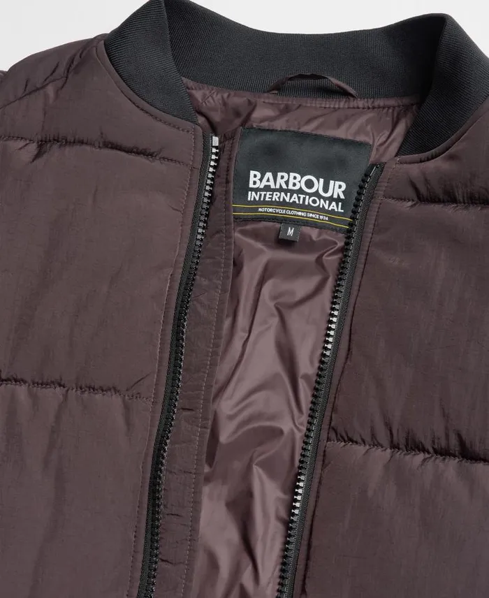 Cluny Quilted Jacket Bitter Chocolate Men Barbour Quilted Jackets