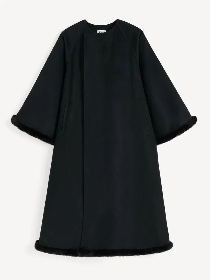 Coats and Jackets Women By Malene Birger Dalimas Wool Coat Black