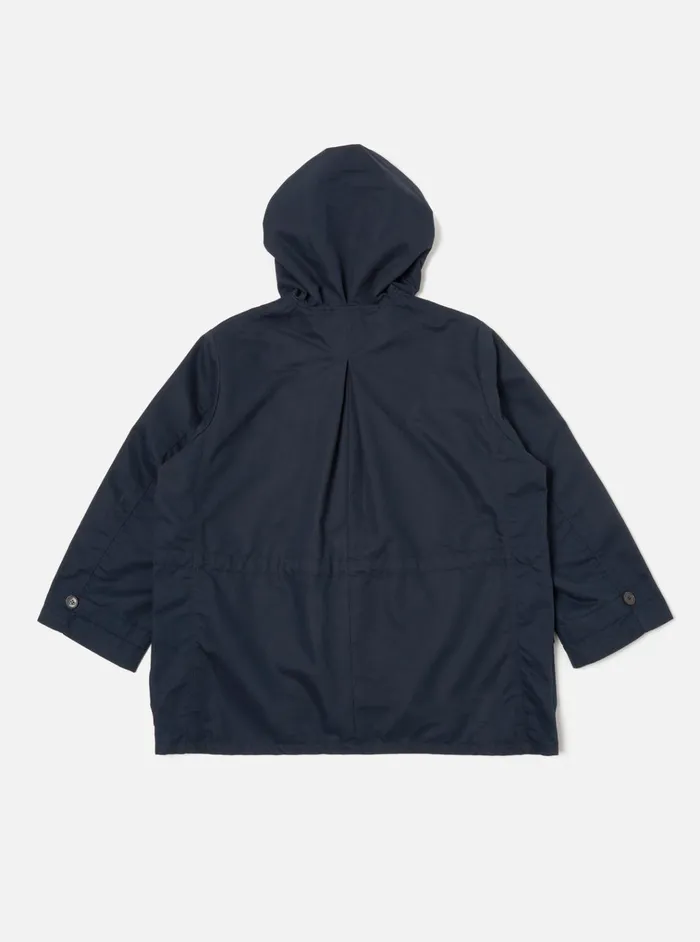 Coats and Outerwear Men Universal Works Universal Works Boston Parka In Navy Brushed Polytech