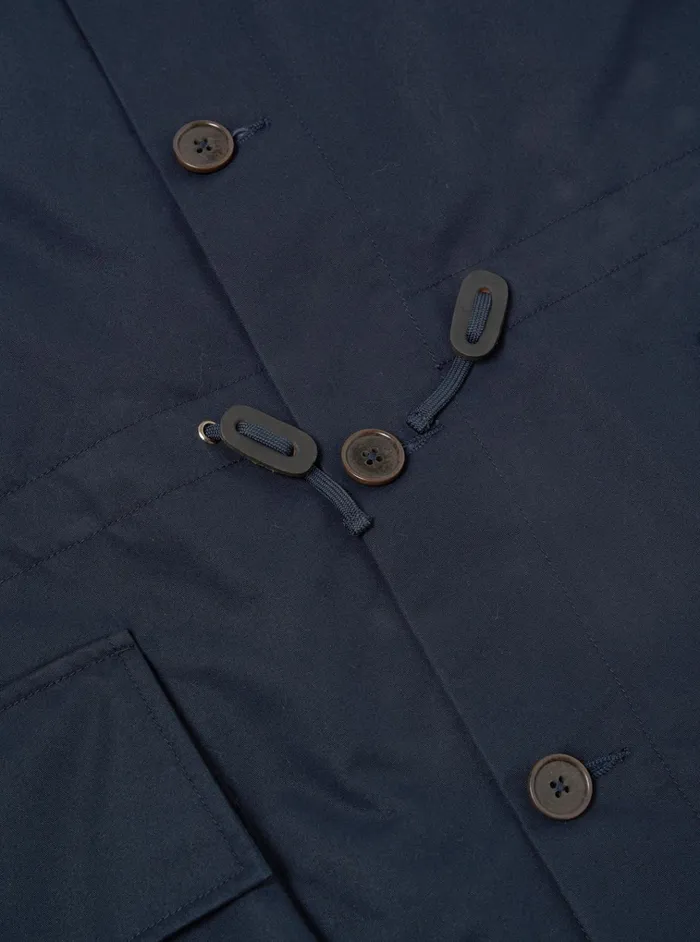 Coats and Outerwear Men Universal Works Universal Works Boston Parka In Navy Brushed Polytech