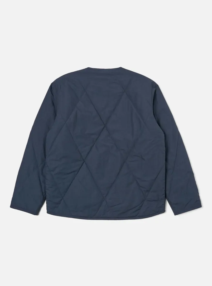 Coats and Outerwear Men Universal Works Universal Works Reversible Military Liner Jacket In NavyOrange Recycled Polytech
