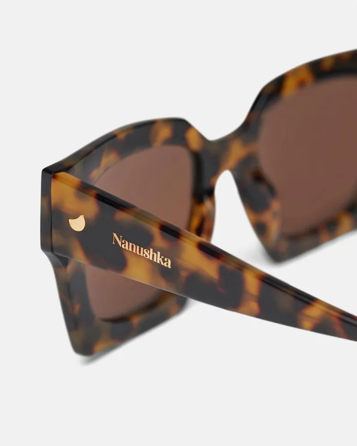 Cordia BioPlastic Sunglasses Dark Amber Women Nanushka Eyewear