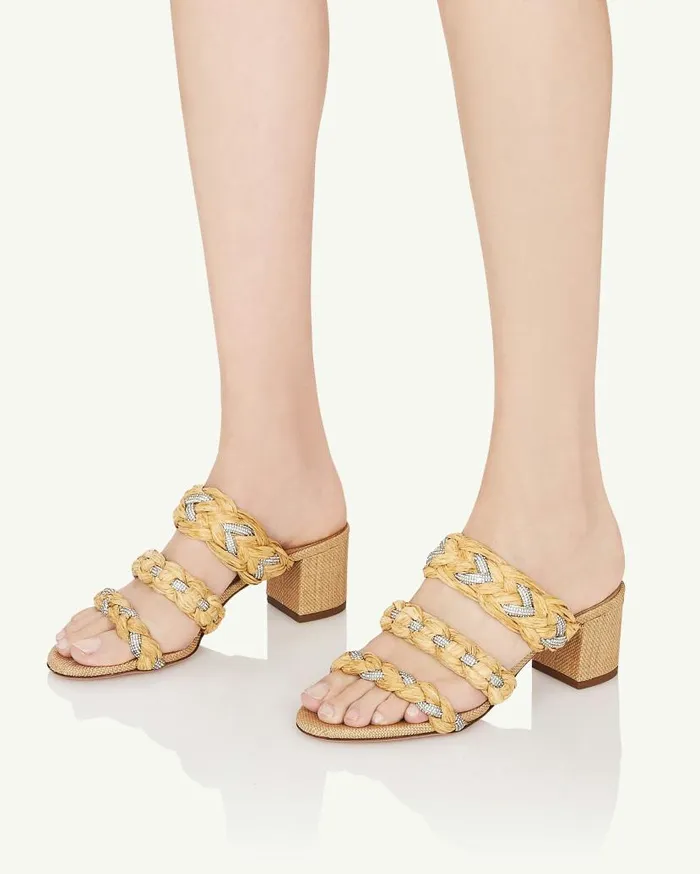 Costiera Sandal 50 Beige Women Aquazzura Sandals