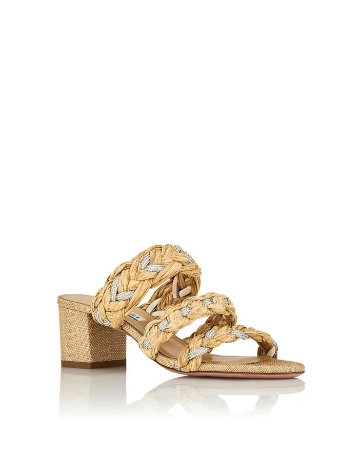 Costiera Sandal 50 Beige Women Aquazzura Sandals