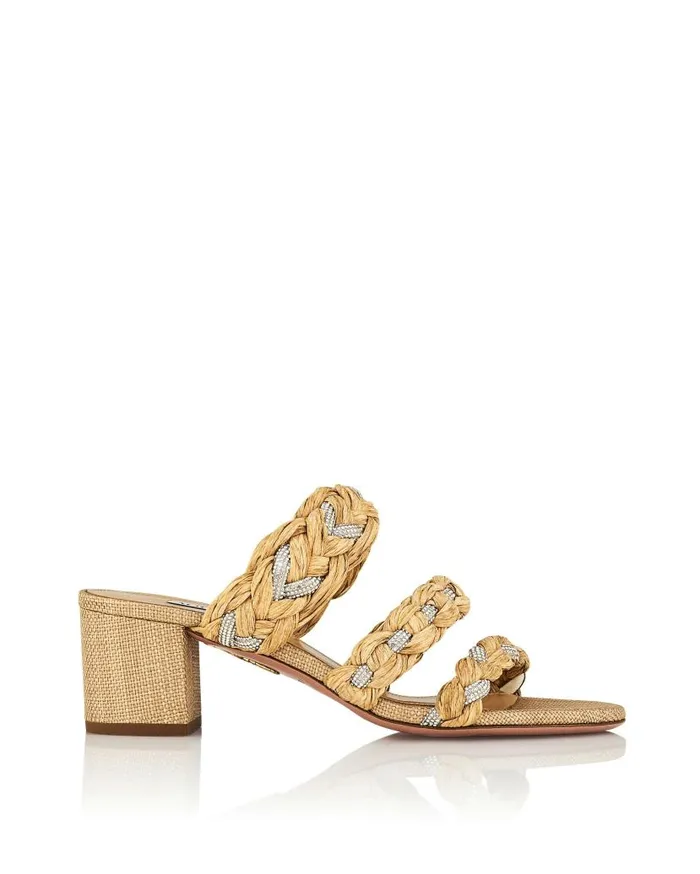 Costiera Sandal 50 Beige Women Aquazzura Sandals