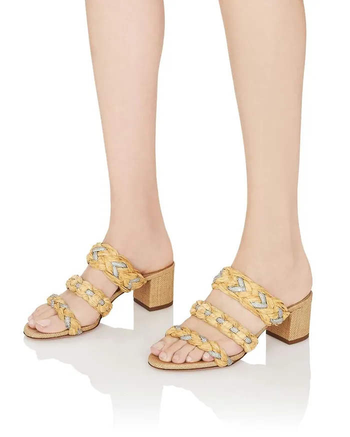 Costiera Sandal 50 Beige Women Aquazzura Sandals