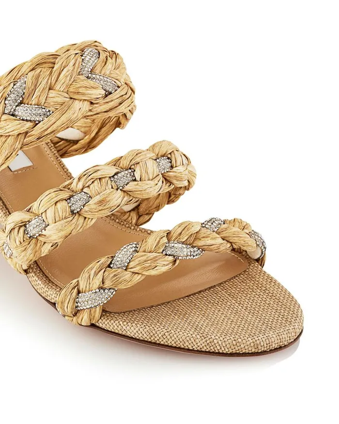 Costiera Sandal 50 Beige Women Aquazzura Sandals