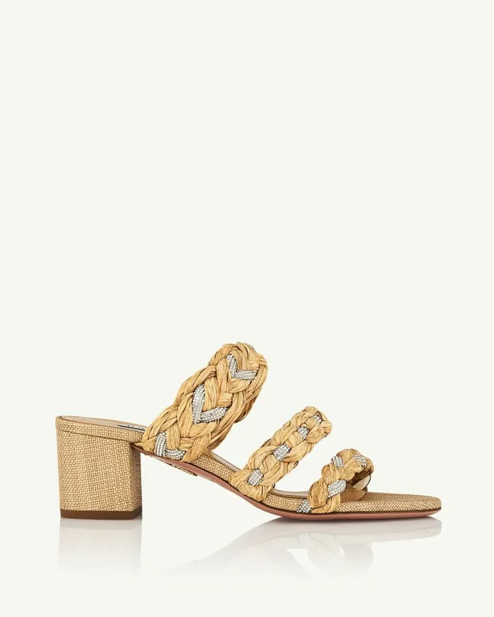 Costiera Sandal 50 Beige Women Aquazzura Sandals