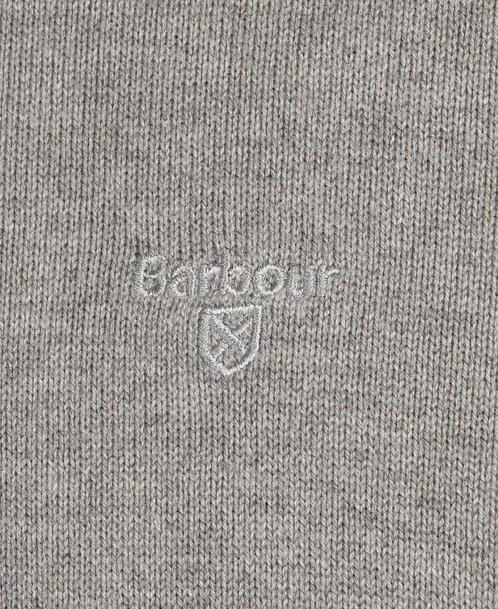 Cotton Half Zip Navy Men Barbour Jumpers