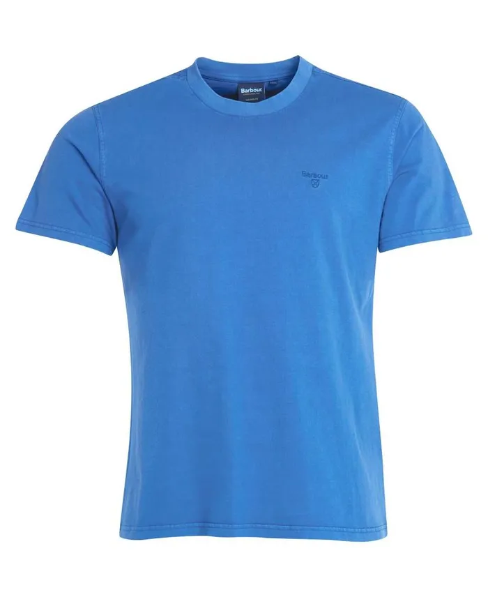 Cotton TShirt Sky Men Barbour TShirts