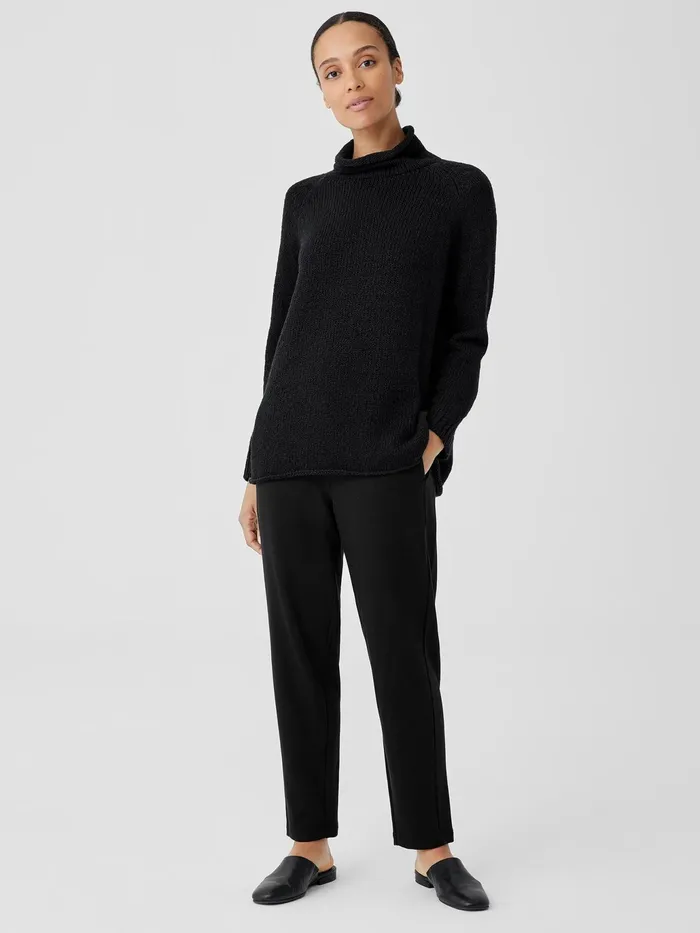 Cozy Brushed Terry Hug Slouchy Pant Black Women Eileen Fisher Pants Shorts and Jumpsuits Cozy Brushed Terry Hug Slouchy Pant Black Women Eileen Fisher Pants Shorts and Jumpsuits