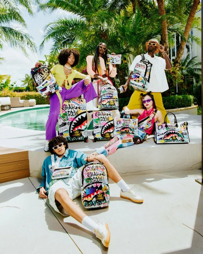 CREATE ANOTHER DAY PYRAMID DUFFLE Bags SPRAYGROUND