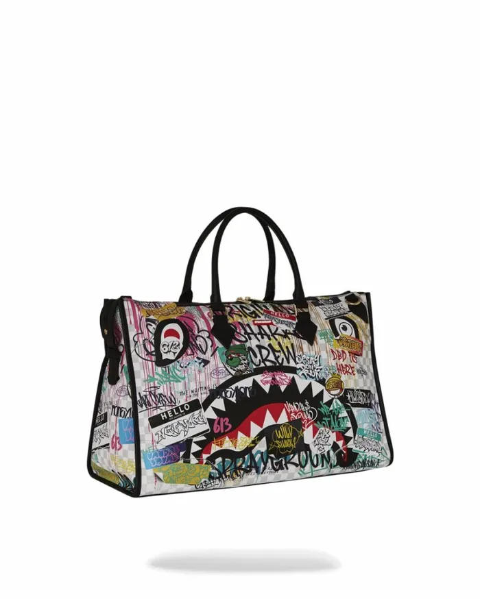 CREATE ANOTHER DAY PYRAMID DUFFLE Bags SPRAYGROUND