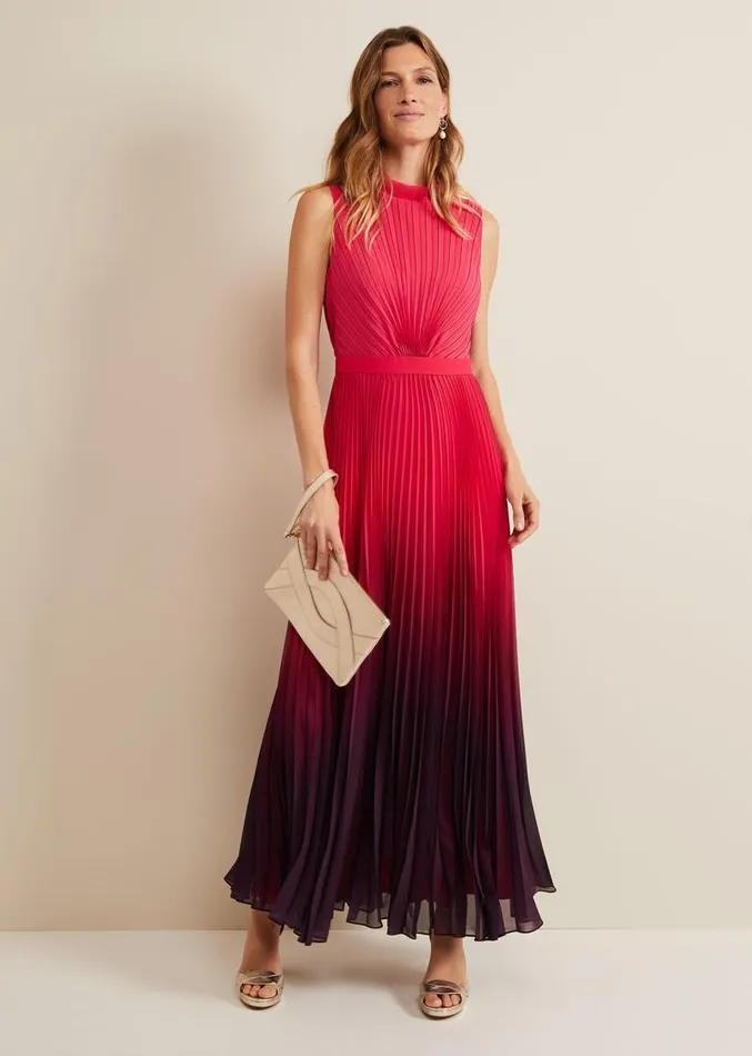 Daniella Ombre Maxi Dress Multicoloured Women Phase Eight Dresses