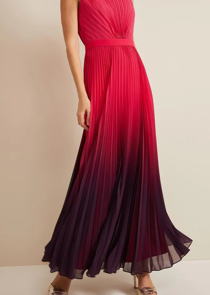 Daniella Ombre Maxi Dress Multicoloured Women Phase Eight Dresses