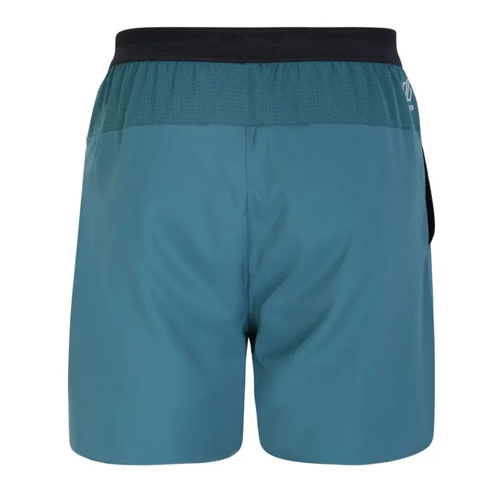 Dare 2b Accelerate 5 Inch Fitness Shorts Mediterranean Green Men Gym Shorts