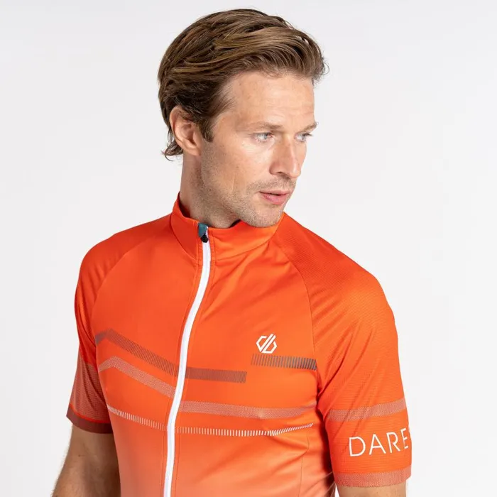 Dare 2b AEP Revolving Short Sleeved Jersey Trail Blaze Red Men Cycling Jerseys