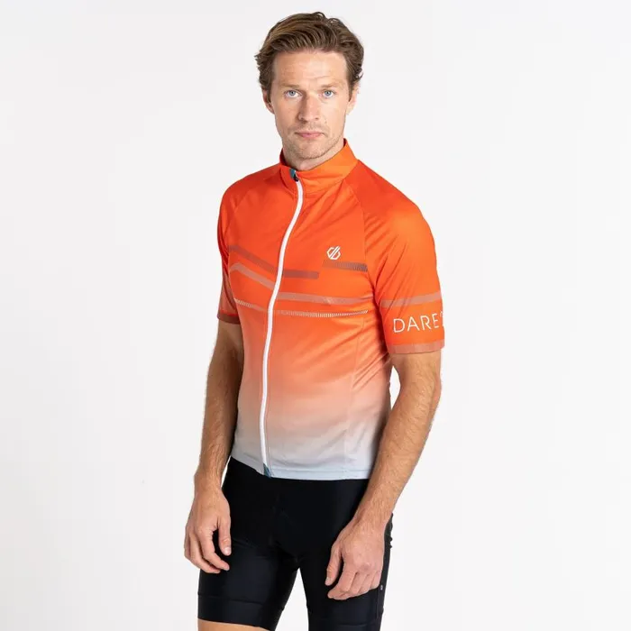 Dare 2b AEP Revolving Short Sleeved Jersey Trail Blaze Red Men Cycling Jerseys