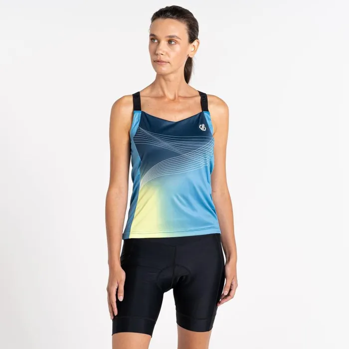 Dare 2b AEP Stimulus Cycling Vest Niagara Blue Women Cycling Jerseys