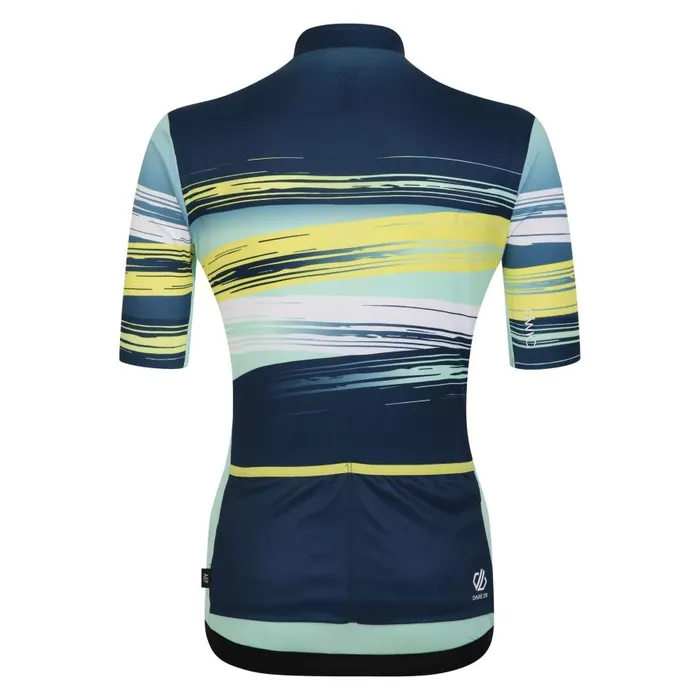 Dare 2b AEP Stimulus Jersey Mint Green Paint Print Women Gym Tops