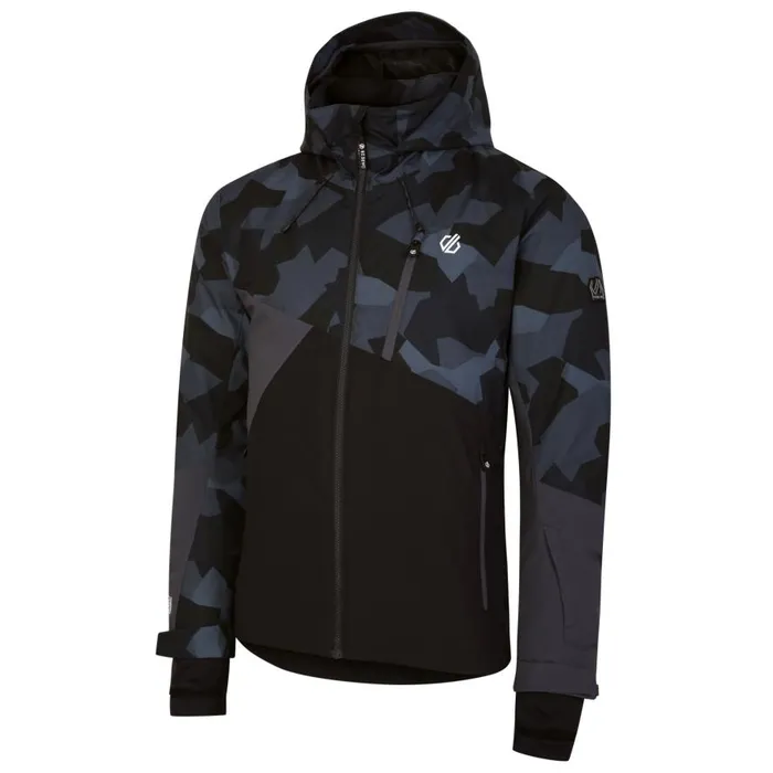 Dare 2b Baseplate Ski Jacket Grey Black Geo Men Ski Jackets