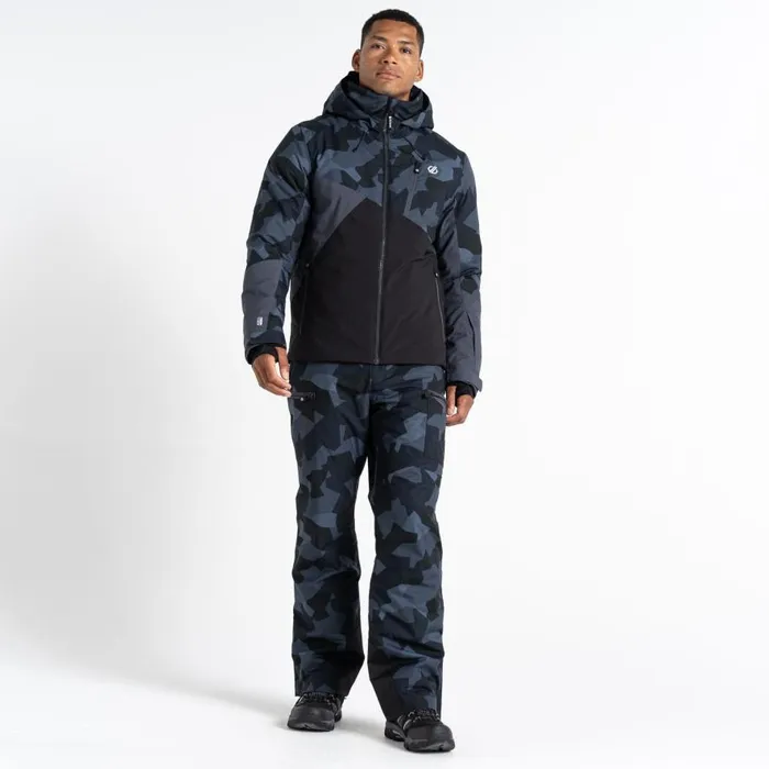 Dare 2b Baseplate Ski Jacket Grey Black Geo Men Ski Jackets
