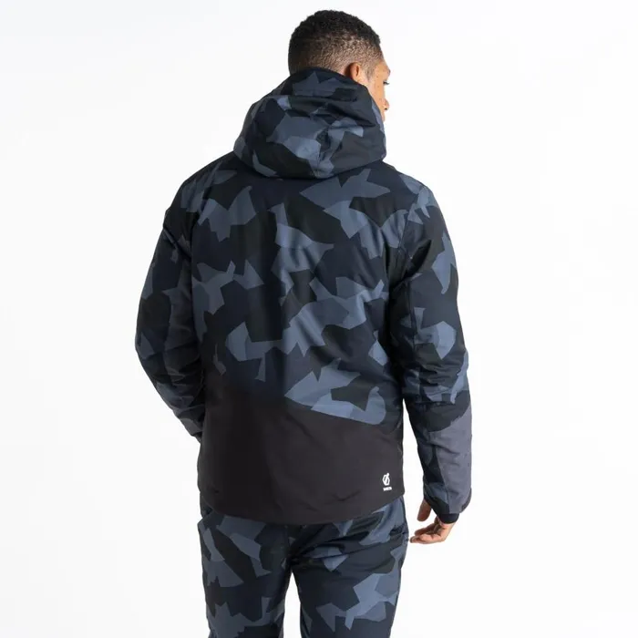 Dare 2b Baseplate Ski Jacket Grey Black Geo Men Ski Jackets
