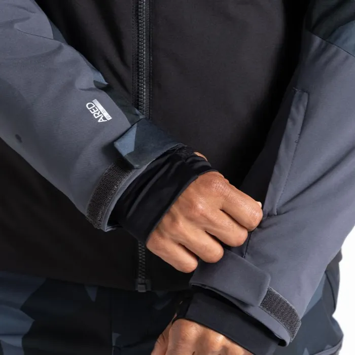 Dare 2b Baseplate Ski Jacket Grey Black Geo Men Ski Jackets
