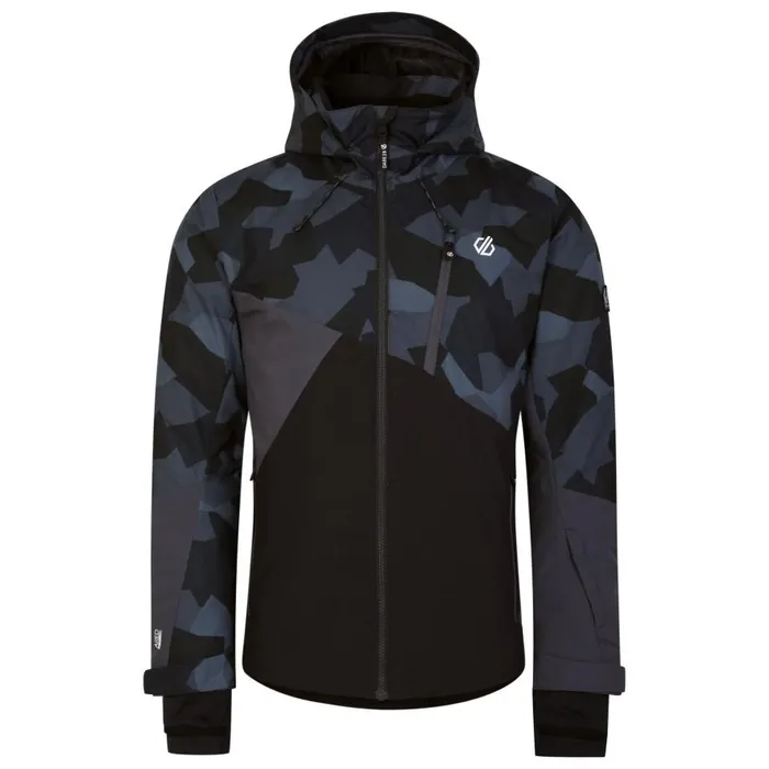 Dare 2b Baseplate Ski Jacket Grey Black Geo Men Ski Jackets