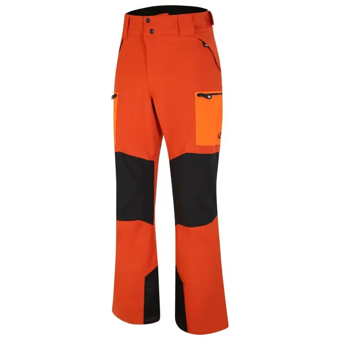 Dare 2b Baseplate Ski Pant Brown Orange Men Ski Trousers and Salopettes