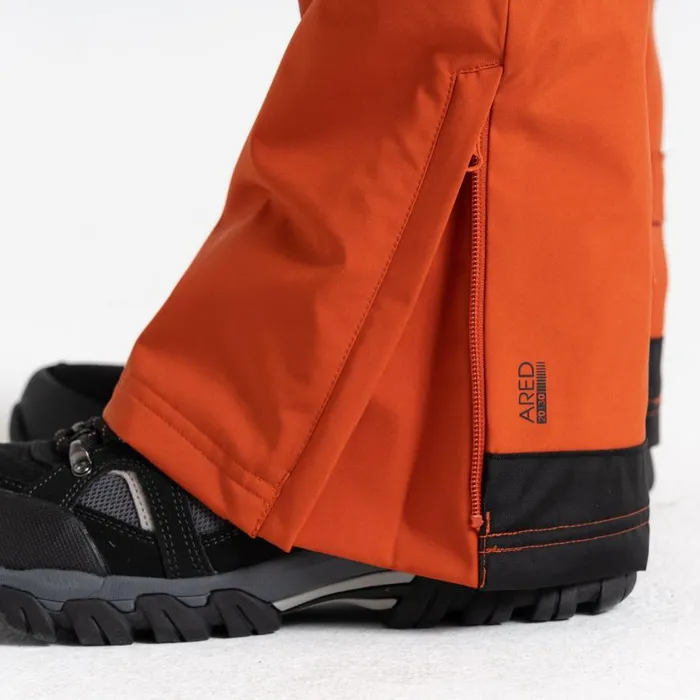 Dare 2b Baseplate Ski Pant Brown Orange Men Ski Trousers and Salopettes