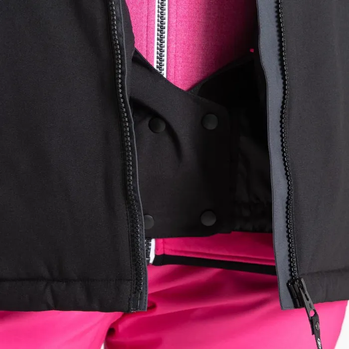 Dare 2b Carving Ski Jacket Black Ebony Grey Women Waterproof Jackets