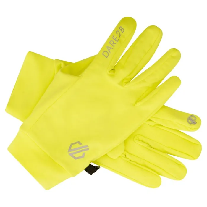 Dare 2b Cogent II Cycling Gloves Fluro Yellow WomenMen Gloves