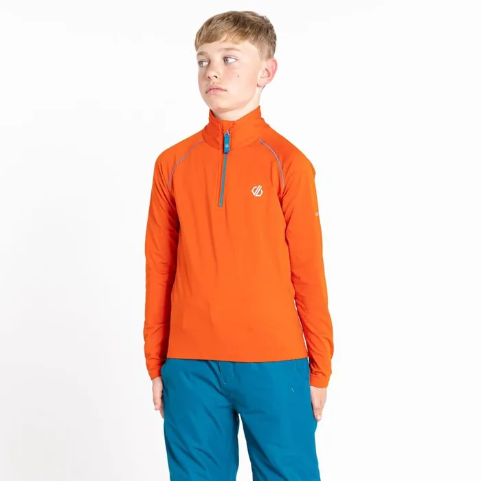 Dare 2b Consist II Recycled Core Stretch Rusty Orange Kids Fleece