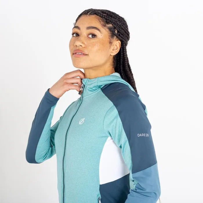 Dare 2b Convey Core Stretch Midlayer Meadowbrook Green Bluestone Women Midlayers