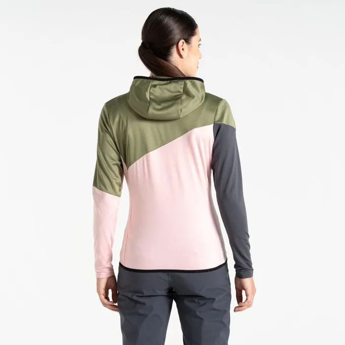 Dare 2b Convey III Core Stretch Midlayer Olivine Green Rose Women Midlayers