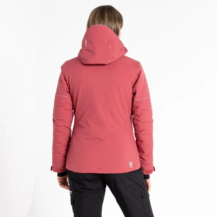 Dare 2b Conveyed Waterproof Ski Jacket Earth Rose Black Women Insulated Jackets