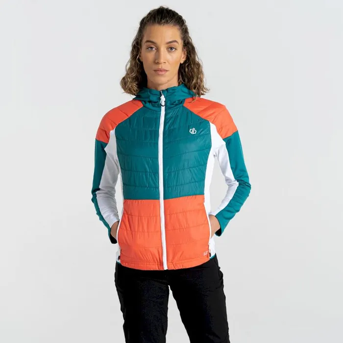 Dare 2b Culmination Wool Padded Hybrid Jacket Fortune Green Women Insulated Jackets