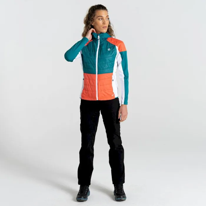 Dare 2b Culmination Wool Padded Hybrid Jacket Fortune Green Women Insulated Jackets