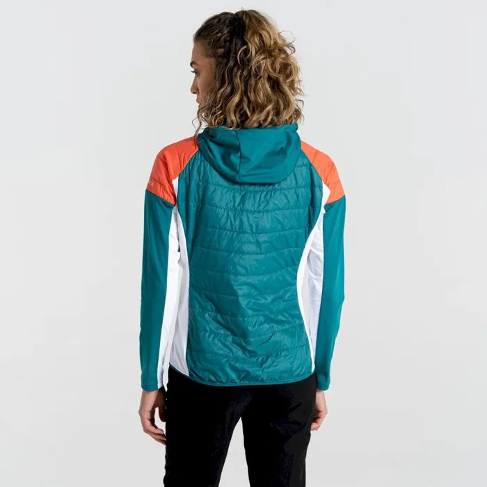 Dare 2b Culmination Wool Padded Hybrid Jacket Fortune Green Women Insulated Jackets