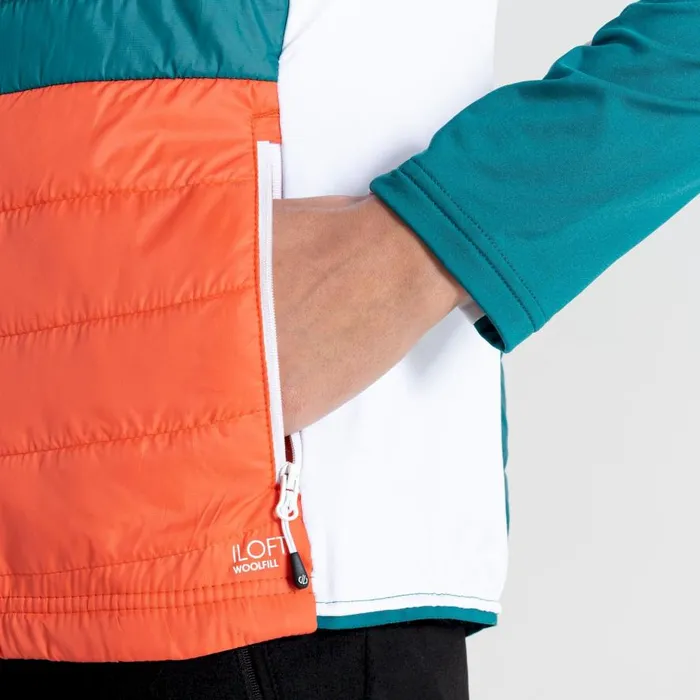 Dare 2b Culmination Wool Padded Hybrid Jacket Fortune Green Women Insulated Jackets
