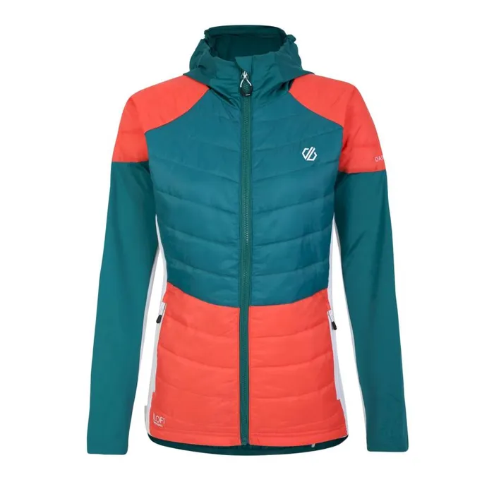 Dare 2b Culmination Wool Padded Hybrid Jacket Fortune Green Women Insulated Jackets