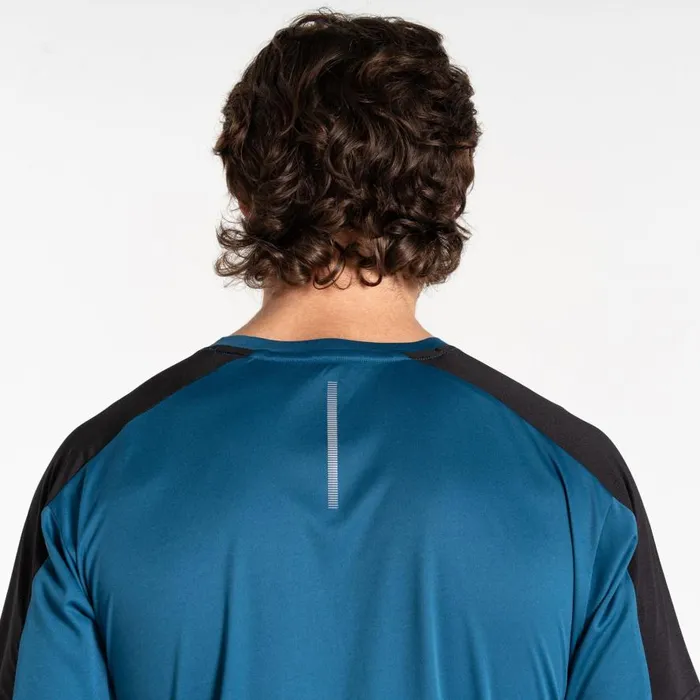 Dare 2b Discernible III Tshirt Kingfisher Blue Black Men Gym Tops